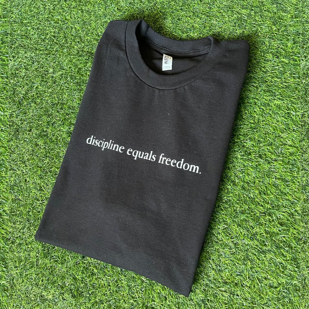 Discipline Equals Freedom Rare Tee
